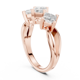 Ladies Ring DDLR-488@7 - Rose Gold - Image