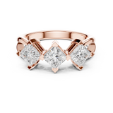 Ladies Ring DDLR-488@7 - Rose Gold - Image