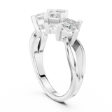 Ladies Ring DDLR-488@7 - White Gold - Image