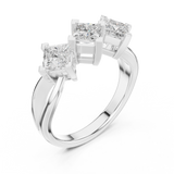 Ladies Ring DDLR-488@7 - White Gold - Image