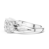 Ladies Ring DDLR-488@7 - White Gold - Image