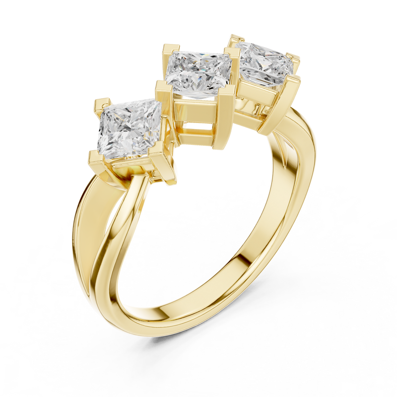 Ladies Ring DDLR-488@7 - Yellow Gold - Image