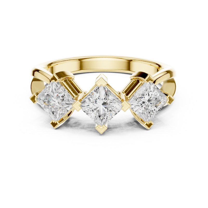 Ladies Ring DDLR-488@7 - Yellow Gold - Image