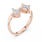 Ladies Ring DDLR-489@7 - Rose Gold - Image