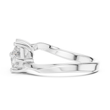 Ladies Ring DDLR-489@7 - White Gold - Image
