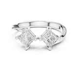 Ladies Ring DDLR-489@7 - White Gold - Image