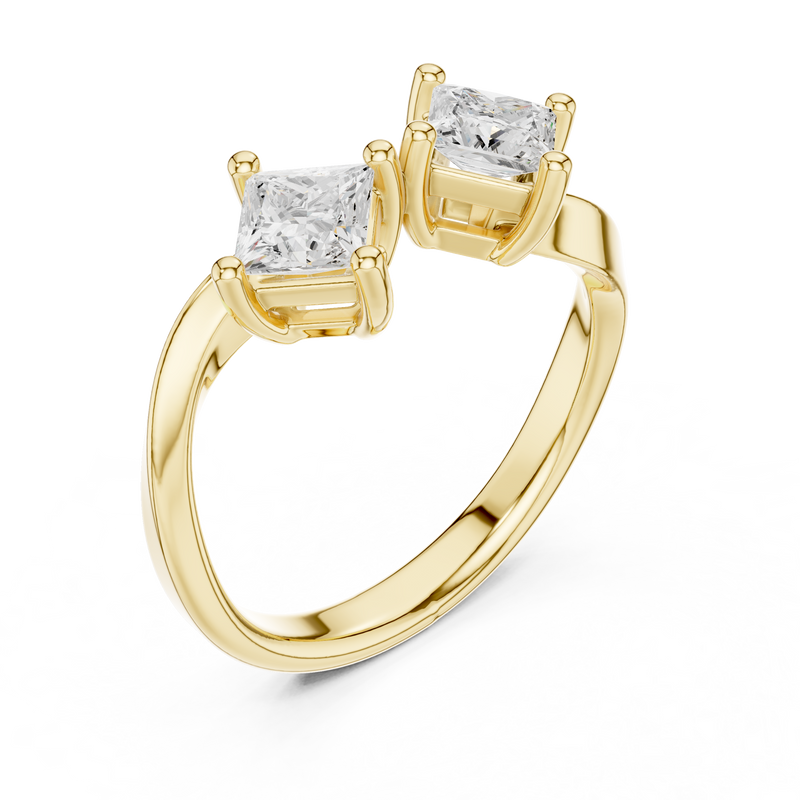 Ladies Ring DDLR-489@7 - Yellow Gold - Image
