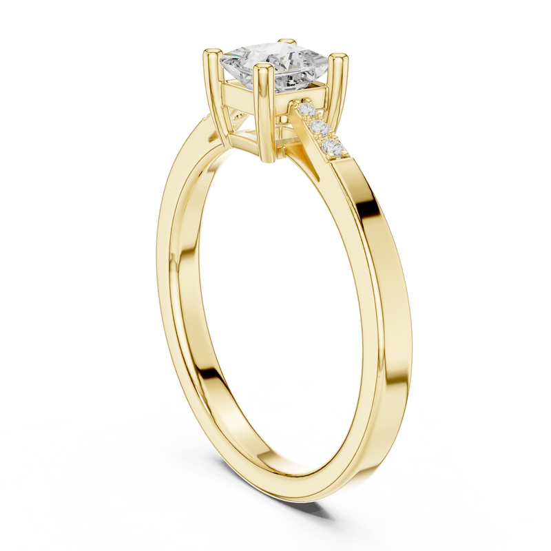Ladies Ring DDLR-491@7 - Yellow Gold - Image