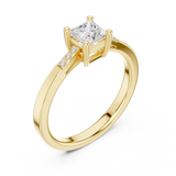 Ladies Ring DDLR-491@7 - Yellow Gold - Image