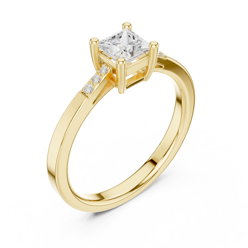 Ladies Ring DDLR-491@7 - Yellow Gold - Image