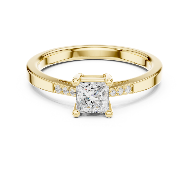 Ladies Ring DDLR-491@7 - Yellow Gold - Image