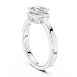 Ladies Ring DDLR-492@7 - White Gold - Image