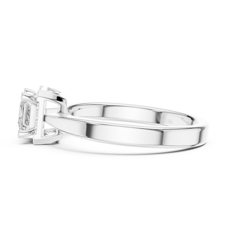 Ladies Ring DDLR-492@7 - White Gold - Image