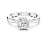 Ladies Ring DDLR-492@7 - White Gold - Image