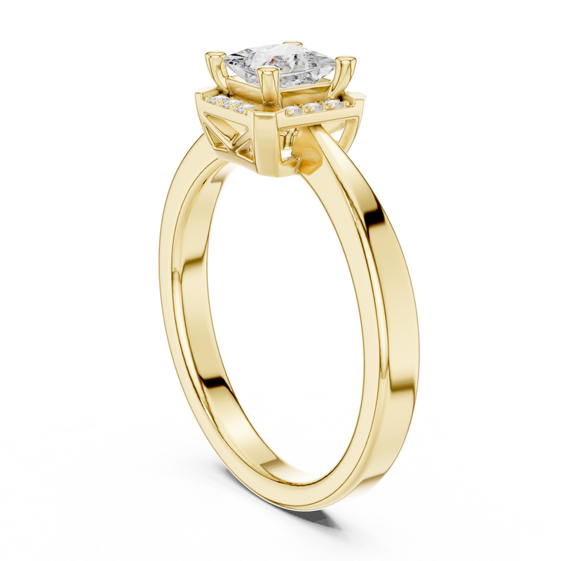 Ladies Ring DDLR-492@7 - Yellow Gold - Image