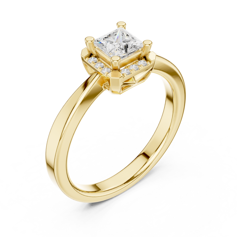 Ladies Ring DDLR-492@7 - Yellow Gold - Image