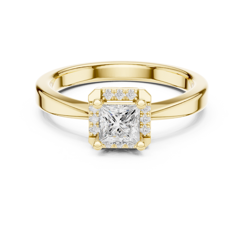 Ladies Ring DDLR-492@7 - Yellow Gold - Image