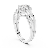 Ladies Ring DDLR-494@7 - White Gold - Image