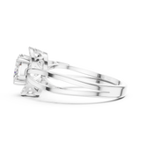 Ladies Ring DDLR-494@7 - White Gold - Image
