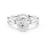 Ladies Ring DDLR-494@7 - White Gold - Image