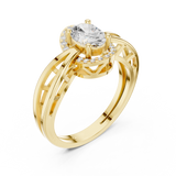 Ladies Ring DDLR-494@7 - Yellow Gold - Image