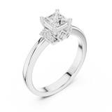 Ladies Ring DDLR-496@7 - White Gold - Image