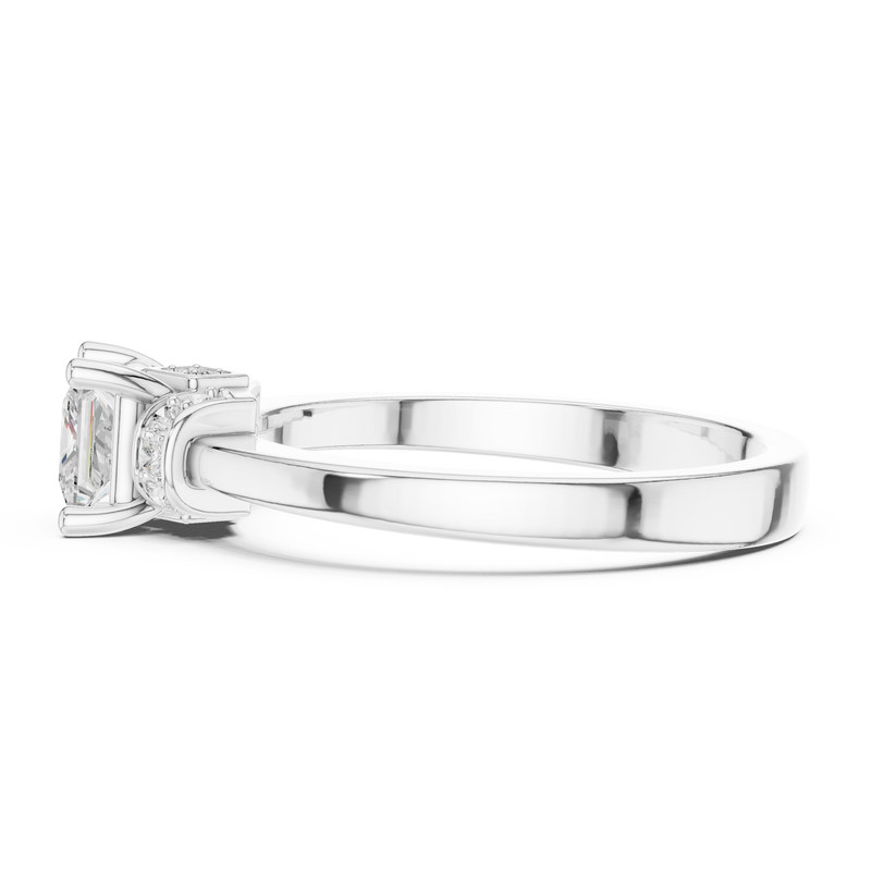 Ladies Ring DDLR-496@7 - White Gold - Image