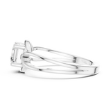 Ladies Ring DDLR-499@7 - White Gold - Image