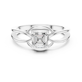 Ladies Ring DDLR-499@7 - White Gold - Image