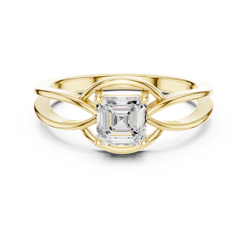 Ladies Ring DDLR-499@7 - Yellow Gold - Image