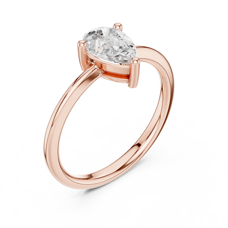 Ladies Ring DDLR-500@7 - Rose Gold - Image