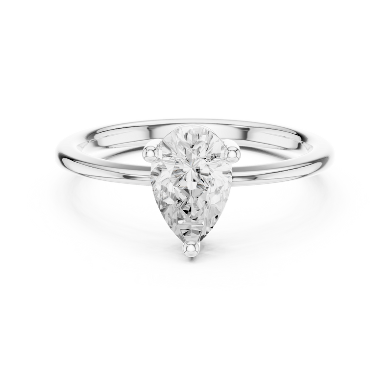 Ladies Ring DDLR-500@7 - White Gold - Image
