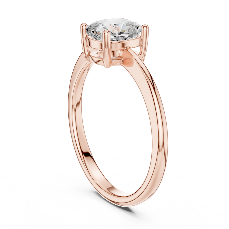 Ladies Ring DDLR-501@7 - Rose Gold - Image