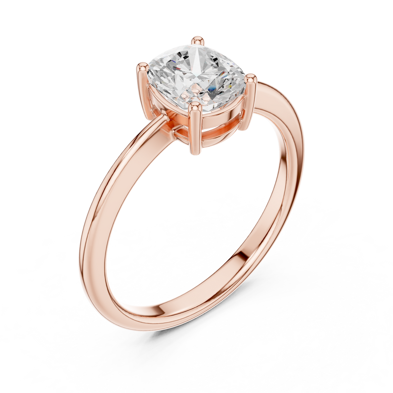 Ladies Ring DDLR-501@7 - Rose Gold - Image