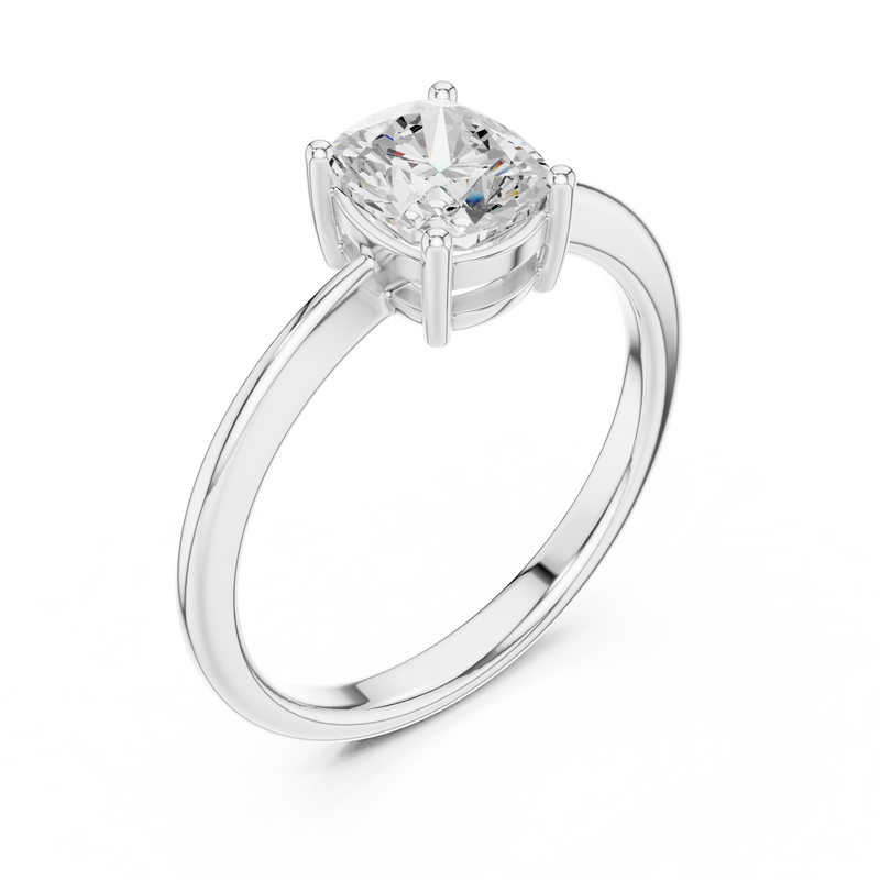 Ladies Ring DDLR-501@7 - White Gold - Image