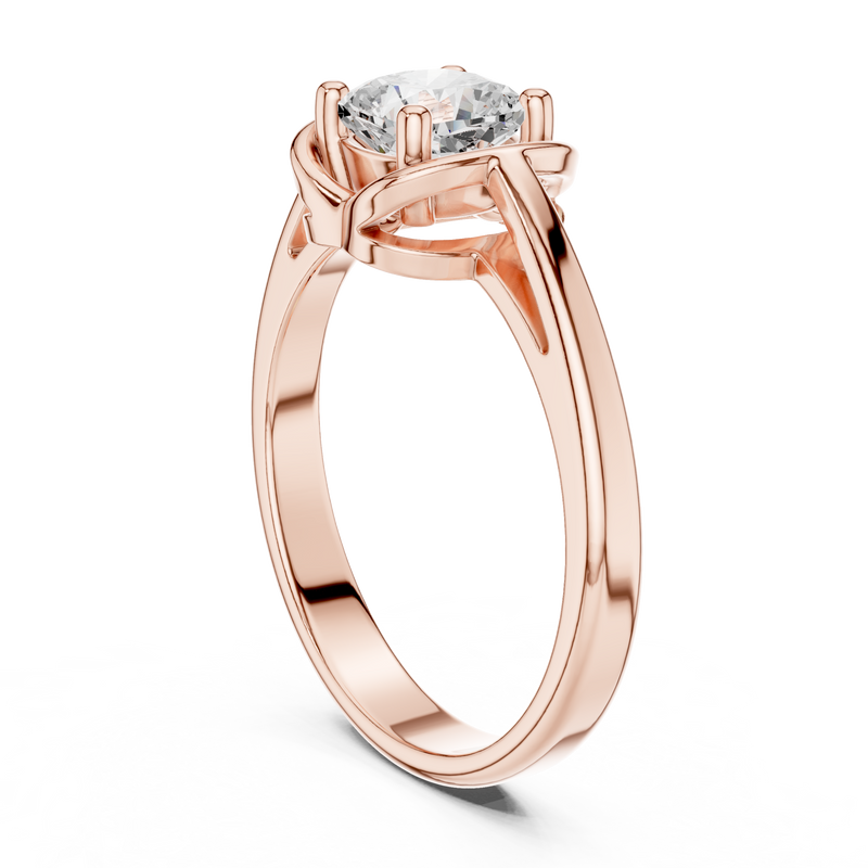 Ladies Ring DDLR-503@7 - Rose Gold - Image
