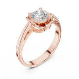 Ladies Ring DDLR-503@7 - Rose Gold - Image