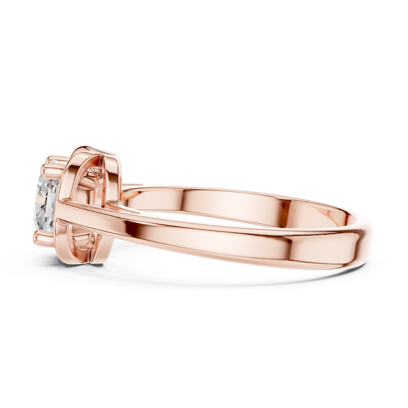 Ladies Ring DDLR-503@7 - Rose Gold - Image