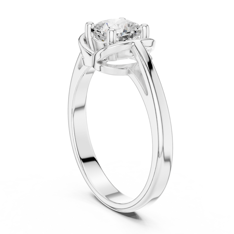 Ladies Ring DDLR-503@7 - White Gold - Image