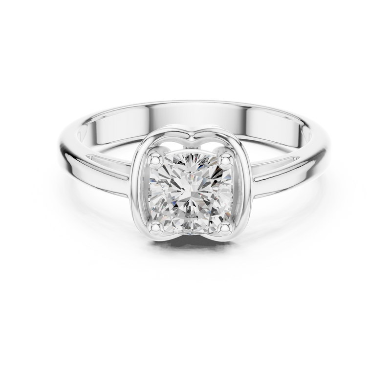 Ladies Ring DDLR-503@7 - White Gold - Image