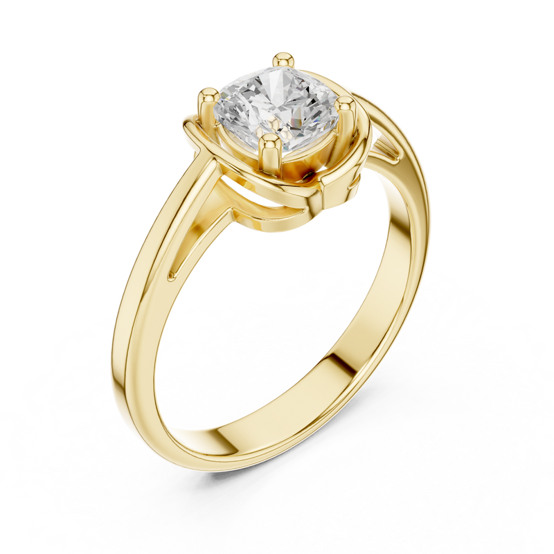 Ladies Ring DDLR-503@7 - Yellow Gold - Image