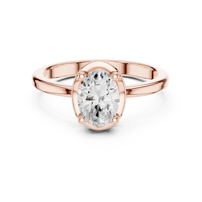 Ladies Ring DDLR-504@7 - Rose Gold - Image