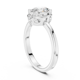 Ladies Ring DDLR-504@7 - White Gold - Image