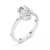 Ladies Ring DDLR-504@7 - White Gold - Image