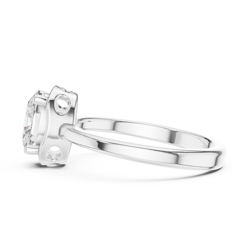 Ladies Ring DDLR-504@7 - White Gold - Image