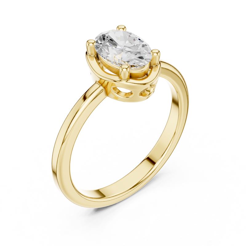 Ladies Ring DDLR-504@7 - Yellow Gold - Image