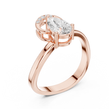 Ladies Ring DDLR-506@7 - Rose Gold - Image