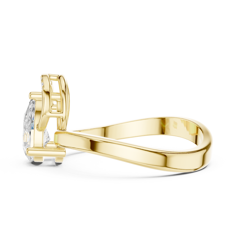 Ladies Ring DDLR-506@7 - Yellow Gold - Image