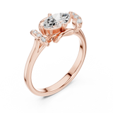 Ladies Ring DDLR-509@7 - Rose Gold - Image