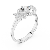 Ladies Ring DDLR-509@7 - White Gold - Image